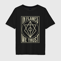 Мужская футболка оверсайз In Flames: We Trust