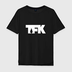 Мужская футболка оверсайз TFK: White Logo