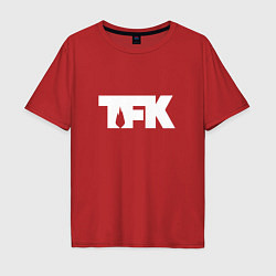 Мужская футболка оверсайз TFK: White Logo