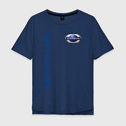 Мужская футболка оверсайз Datsun логотип с эмблемой