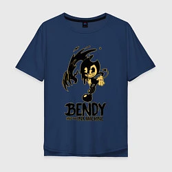 Мужская футболка оверсайз Bendy And the ink machine