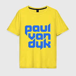 Мужская футболка оверсайз Paul van Dyk: Filled