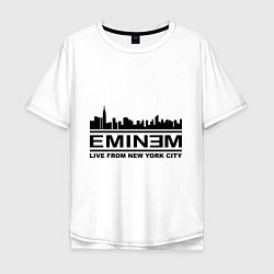 Мужская футболка оверсайз Eminem: Live from NY