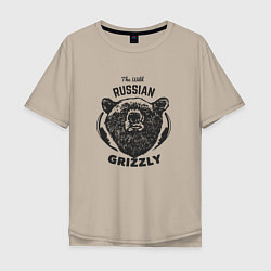 Мужская футболка оверсайз Russian Grizzly