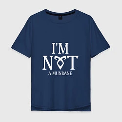 Мужская футболка оверсайз I'm not a mundane