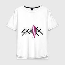 Мужская футболка оверсайз Skrillex: violet