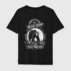 Мужская футболка оверсайз Bear Camp Free Forever