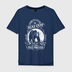 Мужская футболка оверсайз Bear Camp Free Forever