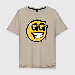 Мужская футболка оверсайз GG Smile