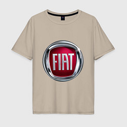 Мужская футболка оверсайз FIAT logo