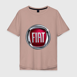 Мужская футболка оверсайз FIAT logo