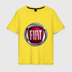 Мужская футболка оверсайз FIAT logo