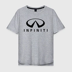 Мужская футболка оверсайз Infiniti logo