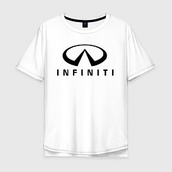 Мужская футболка оверсайз Infiniti logo