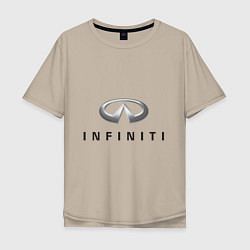 Мужская футболка оверсайз Logo Infiniti