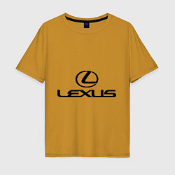 Мужская футболка оверсайз Lexus logo