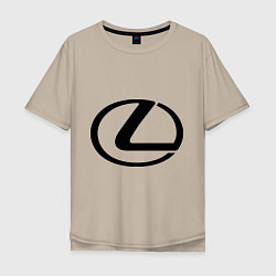 Мужская футболка оверсайз Logo lexus