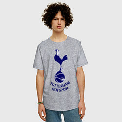 Футболка оверсайз мужская Tottenham FC, цвет: меланж — фото 2