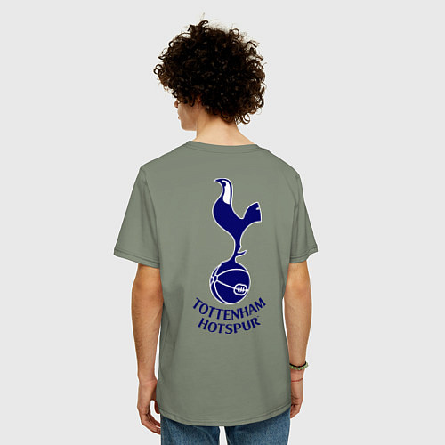 Мужская футболка оверсайз Tottenham FC / Авокадо – фото 4