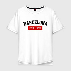 Мужская футболка оверсайз FC Barcelona Est. 1899