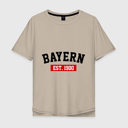 Мужская футболка оверсайз FC Bayern Est. 1900