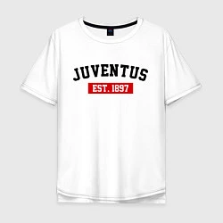 Мужская футболка оверсайз FC Juventus Est. 1897