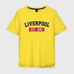 Мужская футболка оверсайз FC Liverpool Est. 1892