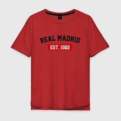 Мужская футболка оверсайз FC Real Madrid Est. 1902