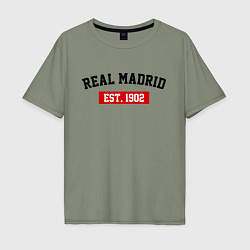 Мужская футболка оверсайз FC Real Madrid Est. 1902