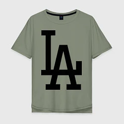Мужская футболка оверсайз LA: Los Angeles