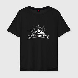 Мужская футболка оверсайз Hope Count: Mountain