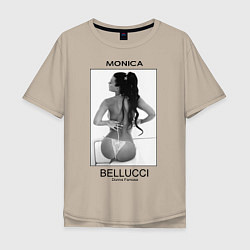 Мужская футболка оверсайз Monica Bellucci: Donna Famosa