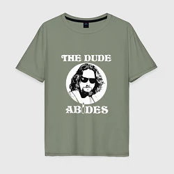 Мужская футболка оверсайз The Dude Abides