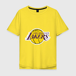 Мужская футболка оверсайз LA Lakers
