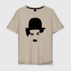 Мужская футболка оверсайз Чарли Чаплин