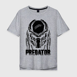 Мужская футболка оверсайз Predator Mask