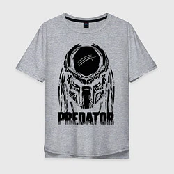 Мужская футболка оверсайз Predator Mask