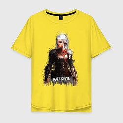 Мужская футболка оверсайз Witcher Girl