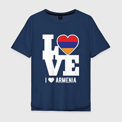 Мужская футболка оверсайз Love Armenia