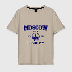 Мужская футболка оверсайз MGU Moscow University