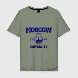 Мужская футболка оверсайз MGU Moscow University