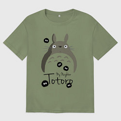 Мужская футболка оверсайз My Neighbor Totoro