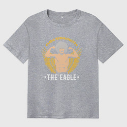 Футболка оверсайз мужская Khabib: The Eagle, цвет: меланж
