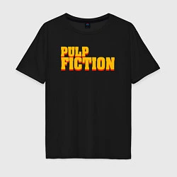 Футболка оверсайз мужская Pulp Fiction, цвет: черный