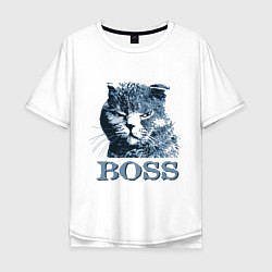 Мужская футболка оверсайз Boss cat