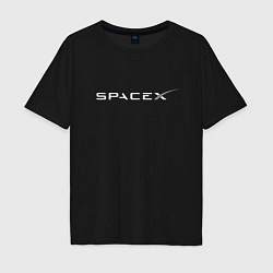 Мужская футболка оверсайз SpaceX