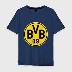 Футболка оверсайз мужская BVB 09, цвет: тёмно-синий