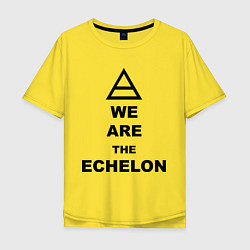 Мужская футболка оверсайз We are the echelon