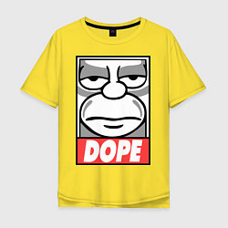 Мужская футболка оверсайз Homer dope