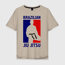 Мужская футболка оверсайз Brazilian Jiu jitsu